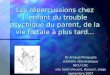 Les répercussions chez l ’enfant du trouble psychique du parent, de la vie fœtale à plus tard... Dr Arnaud Marguglio pédiatre néonatologue NICU CHC site