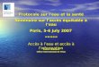 Accès à l’eau et accès à l’information Protocole sur l'eau et la santé Séminaire sur l’accès équitable à l’eau Paris, 5-6 July 2007 ----- Pierre Chantrel