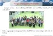 Nuages stratosphériques polaires -« Compte rendu » du workshop SPARC sur les PSC, Zürich, 27-29 août 2014 -Suivi lagrangien des propriétés des PSC en Antarctique