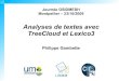 Analyse de textes avec TreeCloud et Lexico3