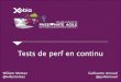 Journée DevOps : Tests de performance en continu