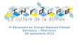 3e rencontre Groupe national Infolab à Bordeaux - 20 septembre