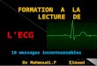 ECG   LA LECTURE PRATIQUE POUR LES DEBUTANTS " Dr MAHMOUDI.F"