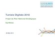 Tunisie Digitale 2018 - Projet de Plan National Stratégique