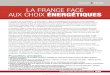 SC 143 : La France face aux choix énergetiques