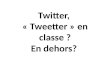 Twitter en classe