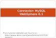 Connexion Mysql WebSphere 6.1