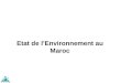 Etat de l'Environnement Au Maroc