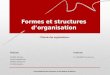 Formes et structures des organisations