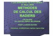 Methodes de Calcul de Radiers