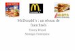 Cas McDonald’s un réseau de franchisés
