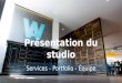 Studio Interactif WE_ARE - Présentation de l'offre de service