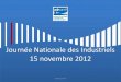 2011-11-15 ASIP Santé JNI "Mobilité, infirmiers, labellisation Logiciels MCS : point d’étape"