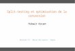 Présentation - Matinale TIC - Angers - Thibault Vincent - Optimisation de la conversion