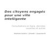 Des citoyens engagés pour une ville intelligente - Web à Québec - 20 mars 2014