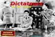 Dictatorii din secolul xx