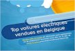 Top voitures electriques vendues en belgique