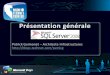 2008-09-30 Présentation Générale SQL Server 2008