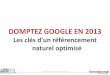 Synodiance > SEO - Formation DOMPTEZ GOOGLE pour les Experts du Digital - Toulouse 19/11/13