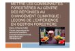 Mettre les communautés forestières au centre des réponses au changement climatique: leçons de l'expérience en gestion forestière