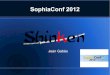 Conférence Shinken à SophiaConf2012 (Jean Gabès)