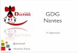 Présentation du user group Duchess France au GDG de Nantes