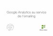 Google Analytics au service de l'emailing