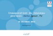 18 décembre 2013 - présentation du nouveau data.gouv.fr