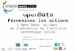OPEN DATA WEEK // Plénière 1 : L'Open Data, au coeur de l'animation de l'activité économique locale