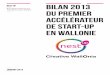 Bilan 2013 du premier accélérateur de start-up en Wallonie