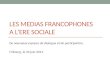 Les médias francophones à l'ère numérique