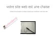 Votre site web est une chaise, les 6 contraintes du webdesign