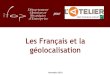 Les francais et la géolocalisation -  IFOP - Novembre 2010