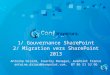 Conf’SharePoint 2013 : sessions plénières AvePoint : Gouvernance et Migration