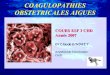 COAGULOPATHIES OBSTETRICALES AIGUES