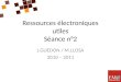 Ressources Electroniques Utiles - Séance 2 - EM Normandie
