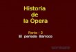 La Opera Barroca