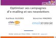 Atelier T14 -Optimiser ses campagnes d’e-mailing et  ses newsletters - Salon etourisme Voyage en Multimédia