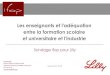 Sondage ifop lilly-enseignants-industrie