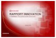 Rapport Innovation de Rogers – Vie personnelle branchée 2012