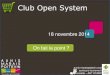 Club utilisateur open system
