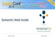 SophiaConf 2014: Semantic Web Inside