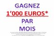 Gagnez 1000 euros par mois avec le Forex, c'est possible