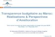 Transparence Bugétaire au Maroc by Abdessalam Bennabou