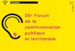 #CapCom14 : Ouverture – Réforme territoriale : quelles perspectives pour la communication ? - Geraldine CHAVRIER et Stéphane ROZÈS