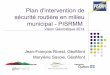 Plan d’intervention en sécurité routière en milieu municipal (PISRMM)