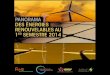 Panorama des énergies renouvelables au 1er semestre 2014