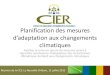 CIER - Planification des mesures d’adaptation aux changements climatiques