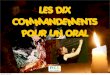 10 commandements pour un oral
