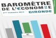 Baromètre de l'économie Gironde - 3ème Trimestre 2014